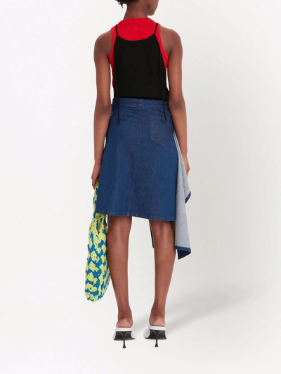 Shop Jw Anderson Layered Knitted Tank Top In Red