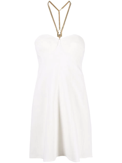 Franchi Dress In Bianco | ModeSens