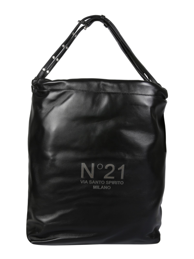 Shop N°21 Eva Hobo Bag In Black