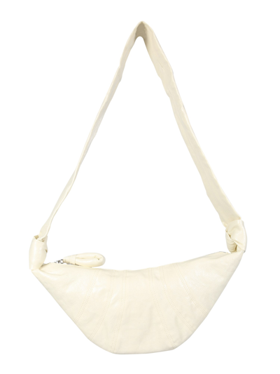 Shop Lemaire Borsa Croissant Small In White