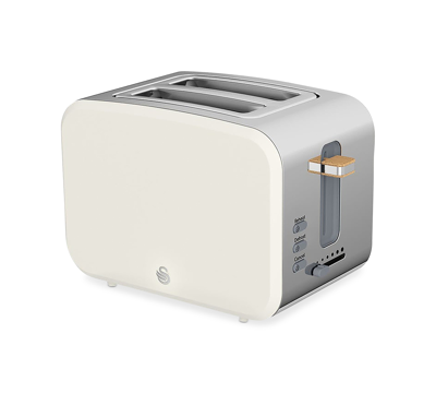 Shop Salton Nordic 2-slice Toaster In Cotton White