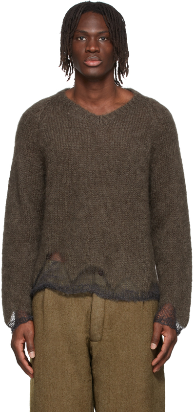 Maison margiela clearance mohair cardigan