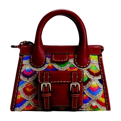 Shop Chloé Edith Mini Handbag In Multicolor 2