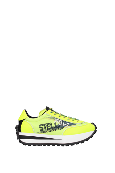 Shop Stella Mccartney Sneakers Fabric Fluo In Yellow