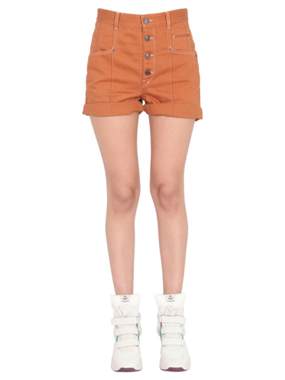 Shop Isabel Marant Women's Brown Other Materials Shorts