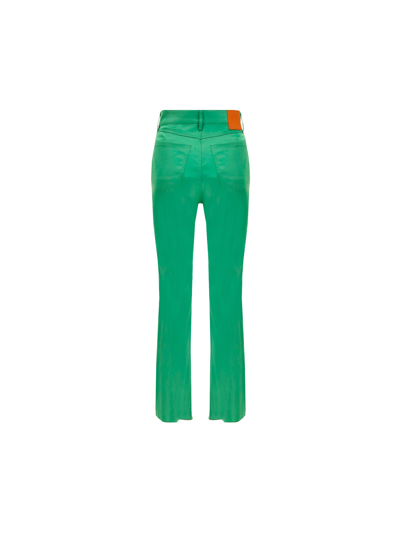 Shop Nanushka Women's Green Other Materials Pants