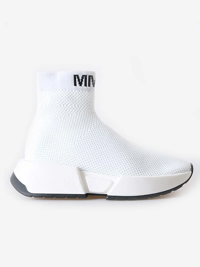 Shop Mm6 Maison Margiela Sock Runner Sneakers In White