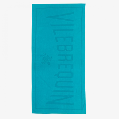 Shop Vilebrequin Blue Organic Towel (180cm)