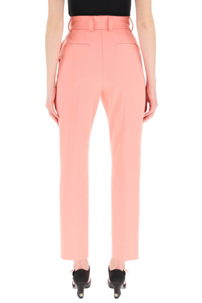 Shop Dolce & Gabbana Technical Cover Trousers In Pink