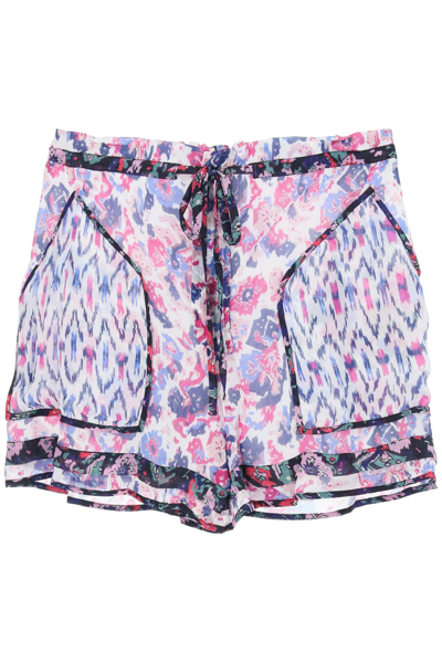 Shop Isabel Marant Étoile Isabel Marant Etoile Riolmy Shorts In Mixed Colours