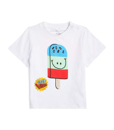 Shop Stella Mccartney Kids Ice Lolly Graphic T-shirt In White