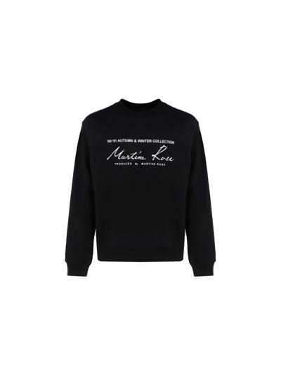 Shop Martine Rose Sweatshirt In Black