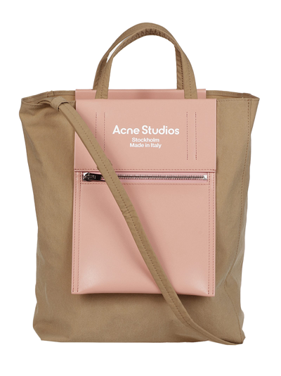 Shop Acne Studios Fn-ux-bags000047 In Aev Brown/pink