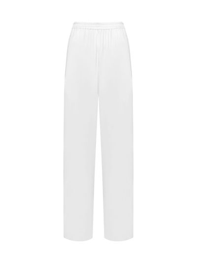 Shop Giorgio Armani Pants In Bianco