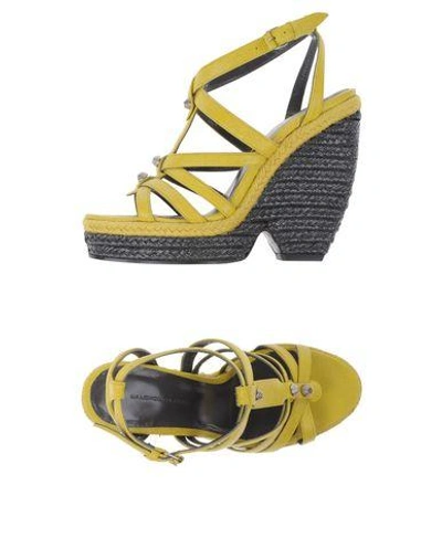 Shop Balenciaga Espadrilles In Yellow