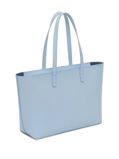 Shop Mansur Gavriel Small-tote Bag In Blau