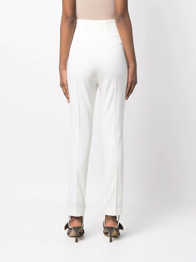 Loulou Studio Pinzon Slim-fit Trousers In Nude