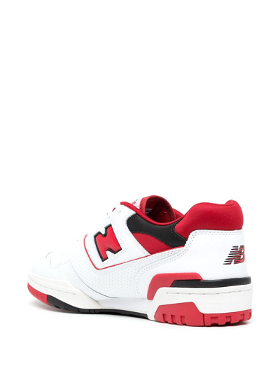 Shop New Balance Colour-block Low-top Sneakers In Rot