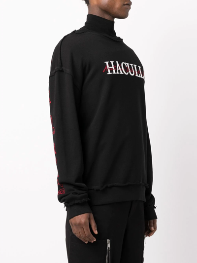 Shop Haculla Embroidered Sweatshirt In Schwarz