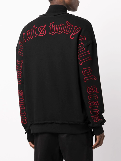 Shop Haculla Embroidered Sweatshirt In Schwarz