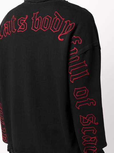 Haculla Embroidered Sweatshirt In Schwarz