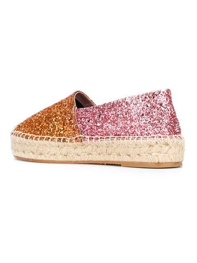 Shop Chiara Ferragni 'natalie' Glitter Espadrilles