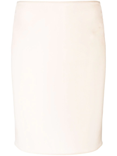 Jacquemus La Jupe Pina Wool Skirt In Nude