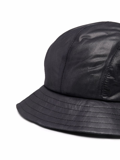 Shop A-cold-wall* Logo-patch Bucket Hat In Schwarz