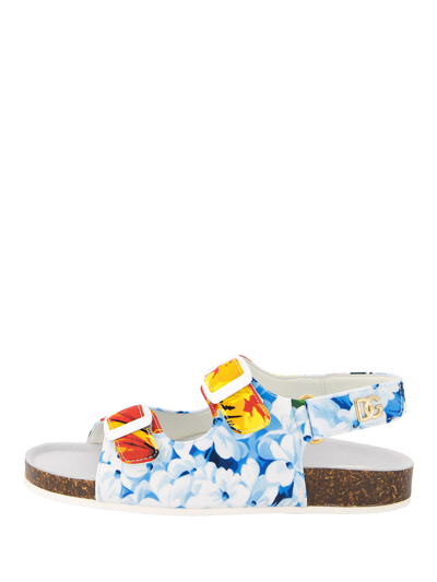 Shop Dolce & Gabbana Kids Sandals For Girls In Multicoloured