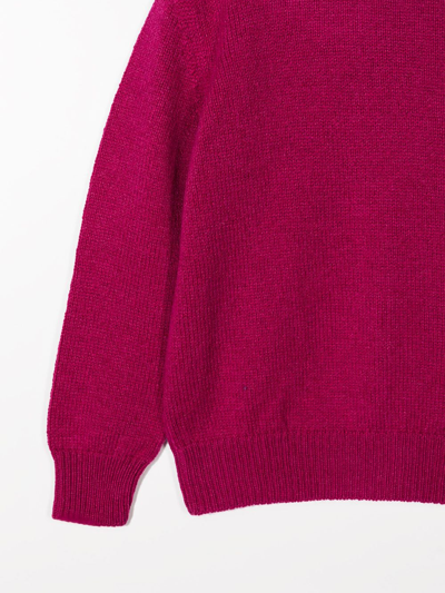 Shop The Row Long-sleeve Cashmere Jumper In Pink