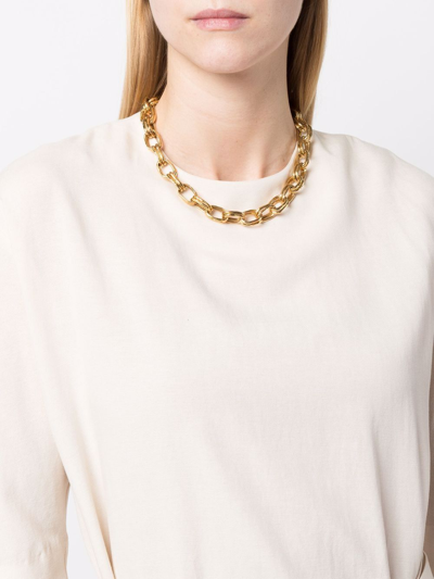 Goossens Talisman Double-chain Necklace In Gold
