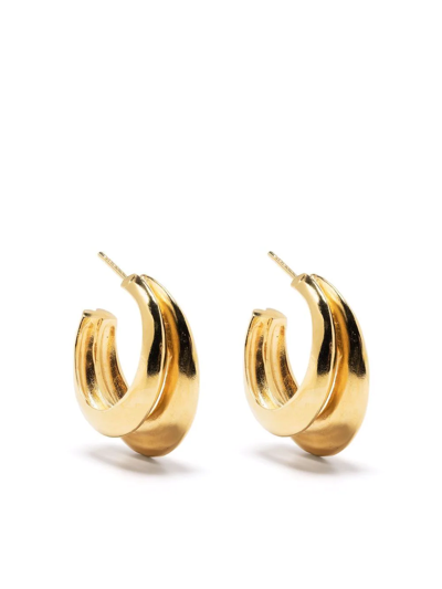 Goossens Spirale Creole Earrings In Gold