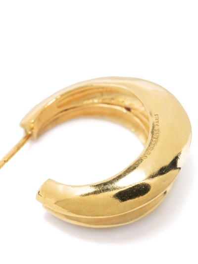 Goossens Spirale Creole Earrings In Gold