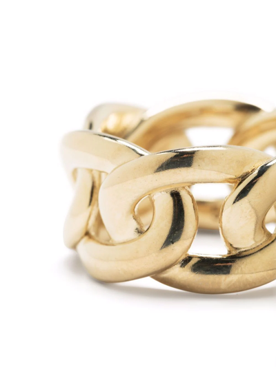 Shop Goossens Lhassa Big-link Ring In Gold