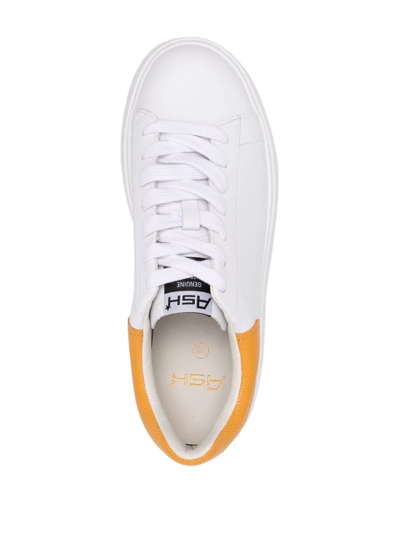 Ash Moby Platform-sole Sneakers In White