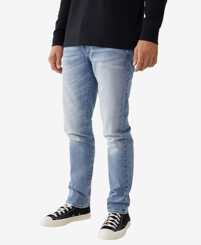 Shop True Religion Men's Rocco No Flap Skinny Fit Stretch Jeans In Light Breakers