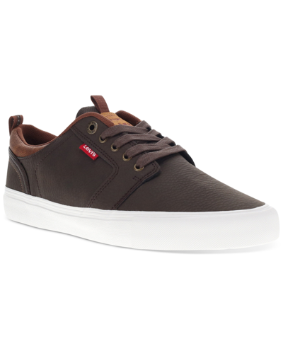 Shop Levi's Men's Alpine Stacked Sneaker Men's Shoes In Tan/brown
