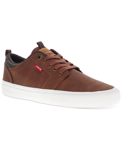 Shop Levi's Men's Alpine Stacked Sneaker Men's Shoes In Brown/tan