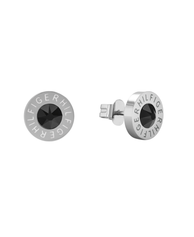 Shop Tommy Hilfiger Men's Stainless Steel Earrings In Silver-tone