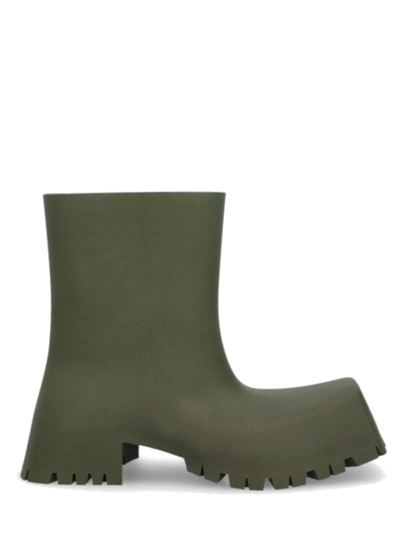 balenciaga green boots