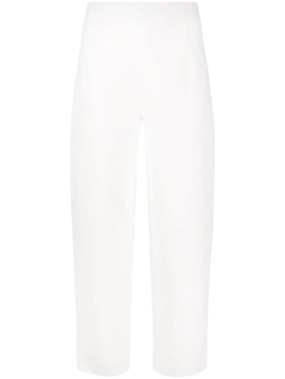 Shop Solace London White High Waisted Cropped Pants