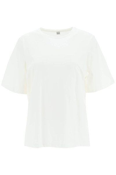 Shop Totême Toteme Oversized T-shirt In White
