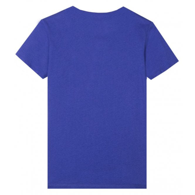 Shop Balmain Boys Logo T-shirt Blue