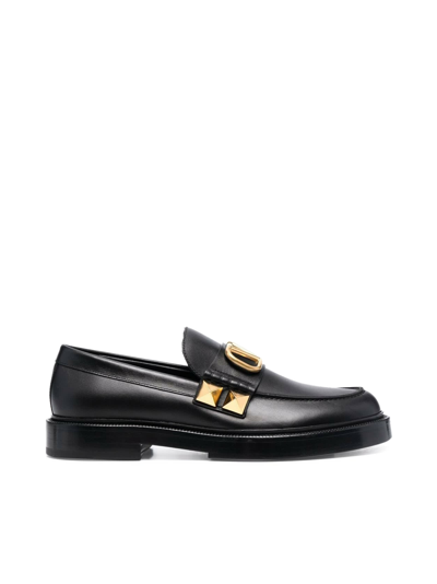 Shop Valentino Loafer In No Black