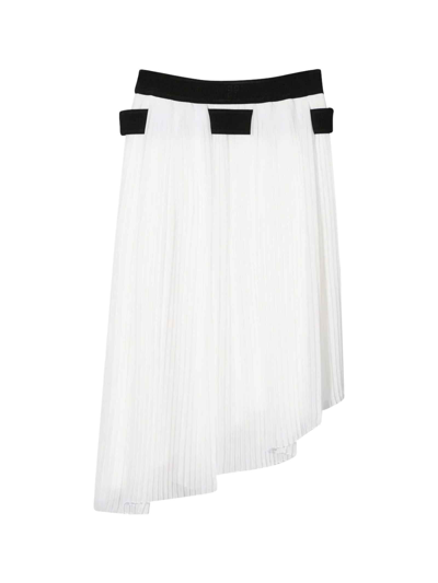 Shop Givenchy White Girl Skirt In Bianco