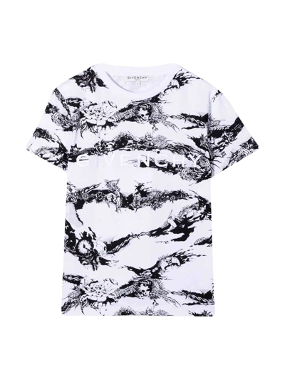 Shop Givenchy Unisex White T-shirt In Bianco/nero
