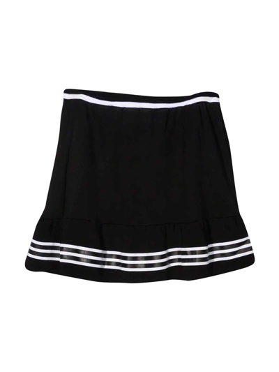 Shop Dsquared2 Black Skirt Teen Girl In Nero