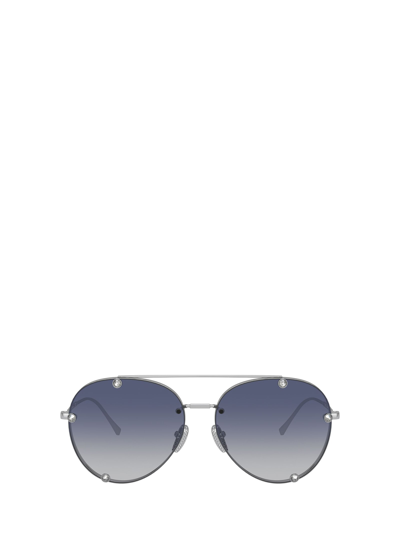 Shop Valentino Eyewear Va2045 Silver Sunglasses