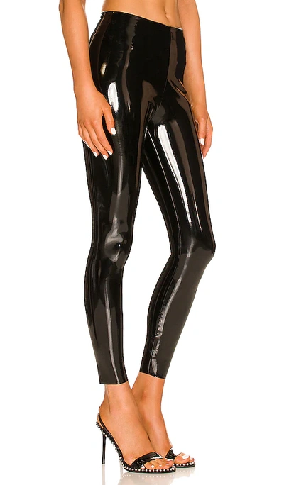 Shop Commando Petite Faux Patent Leather Legging In Black