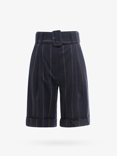 Shop Lardini Bermuda Shorts In Blue